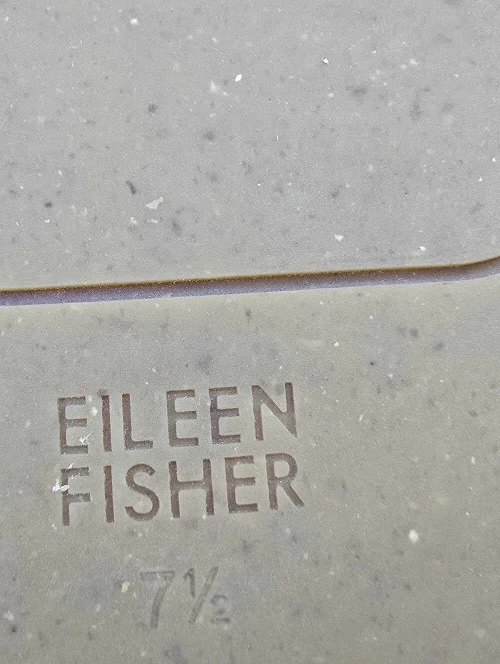 Eileen Fisher Lee Espadrille Flats Sz 7.5 Leather Denim-Printed Costal Vacation